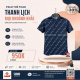 Áo Thể Thao Chính Hãng Tigora Golf Polo Men Shirt - màu Xanh Navy TR-1H1084P-4700