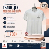 Áo Thể Thao Chính Hãng Lecoq Spotif Shirt White - màu Trắng L252MCNRTS05-A02