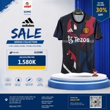 Áo adidas Chính Hãng Manchester United 24/25 Pre-Match Jersey 'Black Red Blue' JD7147