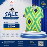 Áo Thể Thao Adidas Chính Hãng Màu Xanh Vàng - adidas Brasil Criola