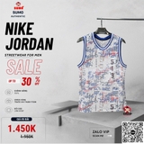 Áo Thể Thao Chính Hãng Nike DNA Dri-FIT Basketball Jersey Asia Sizing White Multi-Color - màu Trắng FZ0691-100