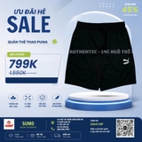 Quần Thể Thao Chính Hãng Puma Shorts Cotton - màu Đen 620402-01