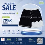 Quần Thể Thao Chính Hãng Puma Jaws Woven Men's Basketball Shorts - màu Đen 534186 01