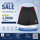 Quần Thể Thao Chính Hãng Puma INDIVIDUALLIGA SHORT  màu Đen Cam 659828-07