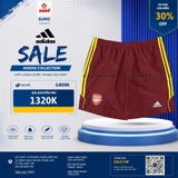 Quần Thể Thao Chính Hãng Adidas Arsenal Urban Purist Short - màu Đỏ Đô JN1963
