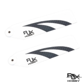 RJX Black and White 110mm Tail CF Blades