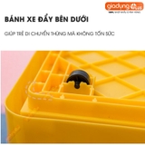 🔴OUTLET | Thùng Đựng Đồ Chơi, Gấu Bông Gấp Gọn Cao Cấp Cho Trẻ Em (Có Bánh Xe & Tay Xách, Nắp Đậy) – ảnh 9