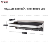 Kệ dán tường đựng đồ đa năng phòng tắm, giá gia vị nhựa ABS kèm móc treo, không cần khoan tường SQ-5287 – ảnh 7