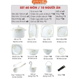 🔴OUTLET | Bộ chén bát sứ GIÓ XUÂN (Ten Miles Spring) cao cấp nhập khẩu – ảnh 14