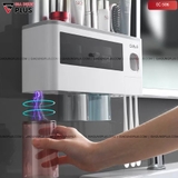 Kệ Đa Năng & Bộ Nhả Kem Đánh Răng Kèm Cốc Dán Tường Cao Cấp | Phiên Bản Nhiều Màu Sắc | OENON – ảnh 4