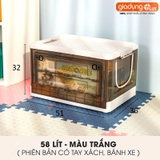 🔴OUTLET | Thùng Đựng Đồ Chơi, Gấu Bông Gấp Gọn Cao Cấp Cho Trẻ Em (Có Bánh Xe & Tay Xách, Nắp Đậy) – ảnh 15