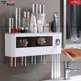 Kệ Đa Năng & Bộ Nhả Kem Đánh Răng Kèm Cốc Dán Tường Cao Cấp | Phiên Bản Nhiều Màu Sắc | OENON – ảnh 5