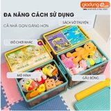 🔴OUTLET | Thùng Đựng Đồ Chơi, Gấu Bông Gấp Gọn Cao Cấp Cho Trẻ Em (Có Bánh Xe & Tay Xách, Nắp Đậy) – ảnh 6