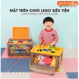 🔴OUTLET | Thùng Đựng Đồ Chơi, Gấu Bông Gấp Gọn Cao Cấp Cho Trẻ Em (Có Bánh Xe & Tay Xách, Nắp Đậy) – ảnh 8