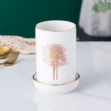 🔴OUTLET | Bộ ống đựng đũa sứ đựng đũa, thìa, muỗng cao cấp kèm khung thép xuất Nhật – ảnh 39