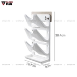 Giá đựng vung nồi / thớt dán tường 3 ngăn nhôm,nhựa ABS cao cấp cho phòng bếp tiện nghi hơn. – ảnh 9