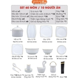 🔴OUTLET | Bộ chén bát sứ GIÓ XUÂN (Ten Miles Spring) cao cấp nhập khẩu – ảnh 18