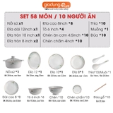 🔴OUTLET | Bộ chén bát sứ GIÓ XUÂN (Ten Miles Spring) cao cấp nhập khẩu – ảnh 10