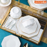 🔴OUTLET | Bộ chén bát sứ KIM CƯƠNG (White Diamons) cao cấp nhập khẩu – ảnh 8