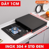 Tấm chắn mặt bếp ga inox 304, sơn tĩnh điện để đồ đa năng tăng thêm không gian sử dụng cho bếp hẹp LAZYDO (LZ-0251) – ảnh 10