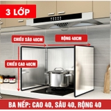 Tấm Chắn Dầu Inox 304 Chống Gỉ, Tấm Dụng Cụ Chắn Dầu & Chắn Gió Cho Bếp Ga Bằng Inox 304 Dày Dặn LAZYDO (LZ-0252) – ảnh 23