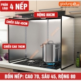 Tấm Chắn Dầu Inox 304 Chống Gỉ, Tấm Dụng Cụ Chắn Dầu & Chắn Gió Cho Bếp Ga Bằng Inox 304 Dày Dặn LAZYDO (LZ-0252) – ảnh 29