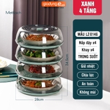 Lồng bàn giữ nhiệt đa năng 360 độ nhựa PET có nhiều tầng giúp chống bụi & côn trùng - bảo quản đồ ăn cho mùa Đông & Tết – ảnh 24