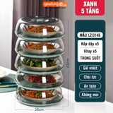 Lồng bàn giữ nhiệt đa năng 360 độ nhựa PET có nhiều tầng giúp chống bụi & côn trùng - bảo quản đồ ăn cho mùa Đông & Tết – ảnh 25