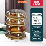 Lồng bàn giữ nhiệt đa năng 360 độ nhựa PET có nhiều tầng giúp chống bụi & côn trùng - bảo quản đồ ăn cho mùa Đông & Tết – ảnh 27