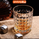 Cốc Uống Họa Tiết Kim Cương Phong Cách Retro | Ly Thủy Tinh Uống Nước Uống Cocktail Hiện Đại – ảnh 4