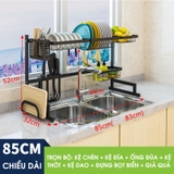 【𝐗Ả 𝐊𝐇𝐎】 Bộ kệ đa năng để trên bồn rửa chén cao cấp bằng inox, sơn tĩnh điện (không phải bằng thép) LAZYDO (LZ-0221) – ảnh 7