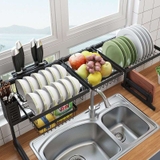 【𝐗Ả 𝐊𝐇𝐎】 Bộ kệ đa năng để trên bồn rửa chén cao cấp bằng inox, sơn tĩnh điện (không phải bằng thép) LAZYDO (LZ-0221) – ảnh 3