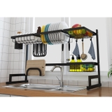 【𝐗Ả 𝐊𝐇𝐎】 Bộ kệ đa năng để trên bồn rửa chén cao cấp bằng inox, sơn tĩnh điện (không phải bằng thép) LAZYDO (LZ-0221) – ảnh 2