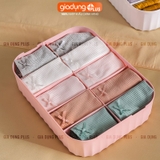 🔴OUTLET | Hộp đựng đồ lót, tất vớ, quần áo đa năng chia nhiều ngăn gọn gàng, có nắp đậy kín - nhựa PP cao cấp & chịu lực – ảnh 17