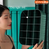 🔴OUTLET | Hộp đựng đồ lót, tất vớ, quần áo đa năng chia nhiều ngăn gọn gàng, có nắp đậy kín - nhựa PP cao cấp & chịu lực – ảnh 14