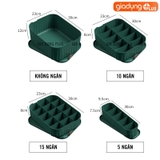 🔴OUTLET | Hộp đựng đồ lót, tất vớ, quần áo đa năng chia nhiều ngăn gọn gàng, có nắp đậy kín - nhựa PP cao cấp & chịu lực – ảnh 16