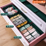 🔴OUTLET | Hộp đựng đồ lót, tất vớ, quần áo đa năng chia nhiều ngăn gọn gàng, có nắp đậy kín - nhựa PP cao cấp & chịu lực – ảnh 15