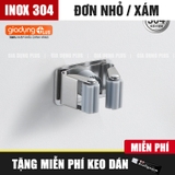 Kẹp giữ chổi, cây lau nhà dán tường 2in1 kèm móc treo bằng inox 304 chống gỉ, siêu chắc và chịu lực – ảnh 21