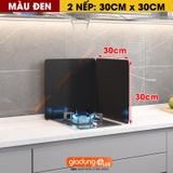 Tấm Chắn Dầu Inox 304 Chống Gỉ, Tấm Dụng Cụ Chắn Dầu & Chắn Gió Cho Bếp Ga Bằng Inox 304 Dày Dặn LAZYDO (LZ-0252) – ảnh 30