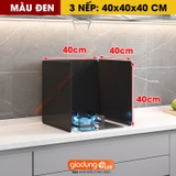 Tấm Chắn Dầu Inox 304 Chống Gỉ, Tấm Dụng Cụ Chắn Dầu & Chắn Gió Cho Bếp Ga Bằng Inox 304 Dày Dặn LAZYDO (LZ-0252) – ảnh 33