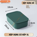 🔴OUTLET | Hộp Đựng Đồ Có Nắp Nhựa PP Đa Năng Cho Phòng Ngủ, Tủ Quần Áo, Phòng Khách Có Nắp Đậy Nhựa PP – ảnh 19