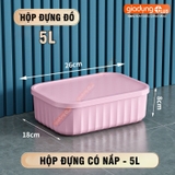 🔴OUTLET | Hộp Đựng Đồ Có Nắp Nhựa PP Đa Năng Cho Phòng Ngủ, Tủ Quần Áo, Phòng Khách Có Nắp Đậy Nhựa PP – ảnh 20