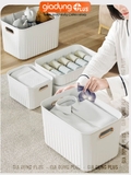 🔴OUTLET | Hộp Đựng Đồ Có Nắp Nhựa PP Đa Năng Cho Phòng Ngủ, Tủ Quần Áo, Phòng Khách Có Nắp Đậy Nhựa PP – ảnh 7