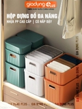 🔴OUTLET | Hộp Đựng Đồ Có Nắp Nhựa PP Đa Năng Cho Phòng Ngủ, Tủ Quần Áo, Phòng Khách Có Nắp Đậy Nhựa PP – ảnh 3