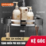 Kệ góc phòng tắm để đồ dán tường LTENG, chất liệu nhôm hàng không, lắp đặt dán tường và khoan tường – ảnh 32