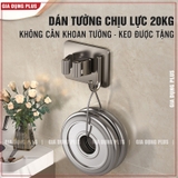 Kẹp giữ chổi, cây lau nhà dán tường 2in1 kèm móc treo bằng inox 304 chống gỉ, siêu chắc và chịu lực – ảnh 5