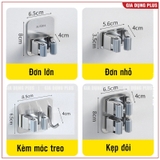 Kẹp giữ chổi, cây lau nhà dán tường 2in1 kèm móc treo bằng inox 304 chống gỉ, siêu chắc và chịu lực – ảnh 8
