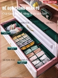 🔴OUTLET | Hộp đựng đồ lót, tất vớ, quần áo đa năng chia nhiều ngăn gọn gàng, có nắp đậy kín - nhựa PP cao cấp & chịu lực – ảnh 7