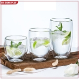 Cốc Thủy Tinh 2 Lớp Cách Nhiệt | Cốc Uống Nước, Cốc Uống Cà Phê Thủy Tinh Borosilicate – ảnh 8