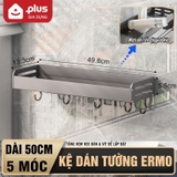 🔴OUTLET | Kệ giá phòng bếp inox dán tường đựng gia vị, chén, đĩa, chai lọ, dao, đũa đa năng không cần khoan tường – ảnh 25